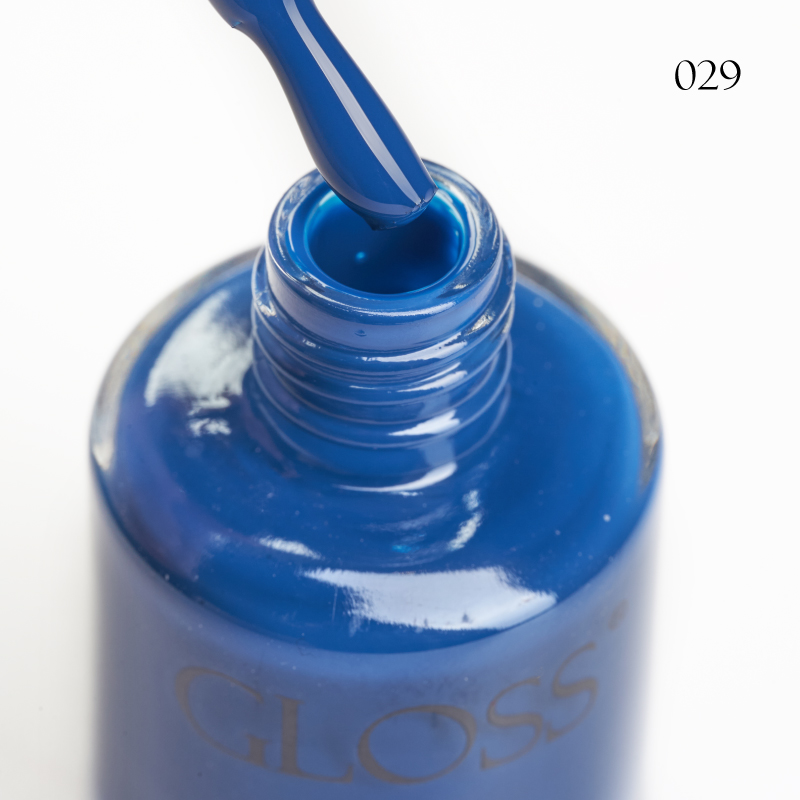 Lacquer Nail Polish GLOSS 029 (blue), 11 ml